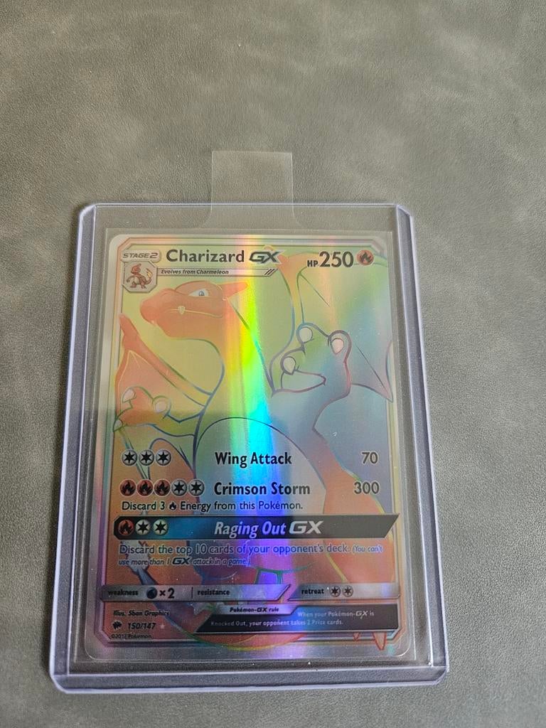 Charizard GX 150/147, Ophalen of Verzenden, Zo goed als nieuw