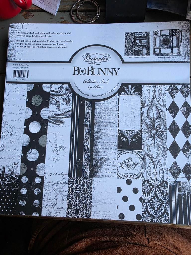 🧡 Scrapbook set Bo Bunny Enchanted, Hobby en Vrije tijd, Scrapbooking, Nieuw, Papier of Karton, Ophalen of Verzenden
