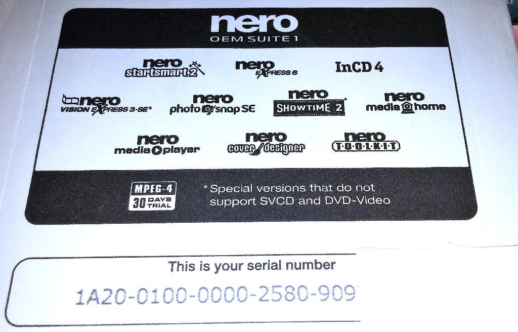 Nero 6 Xpress OEM 6.6.0.3 Suite NL XP CD-DVD Brand Software, Computers en Software, Ontwerp- en Bewerkingssoftware, Ophalen of Verzenden