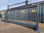 Automatische Schuifpoort Ral 7016, Ophalen, Zo goed als nieuw, IJzer