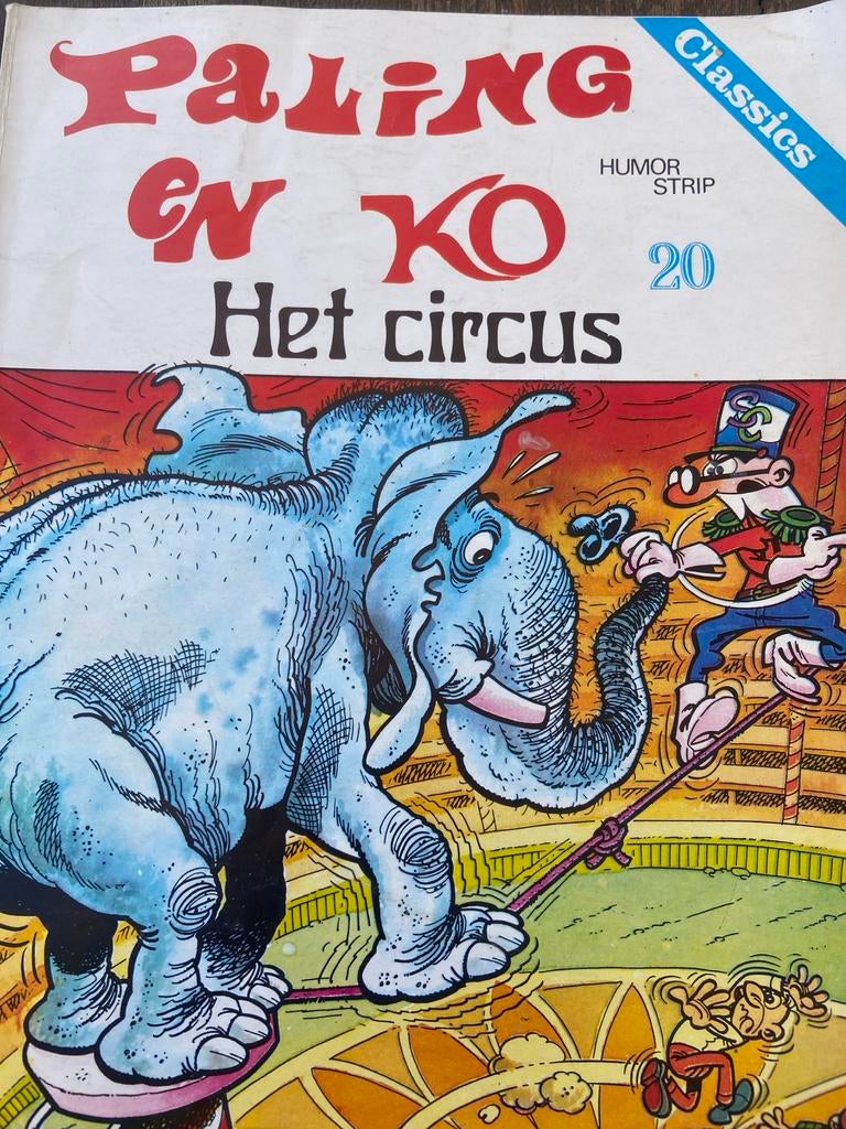 Paling en Ko - Het circus (Humorstrip 20), Boeken, Stripboeken, Eén stripboek, Ophalen of Verzenden, Gelezen