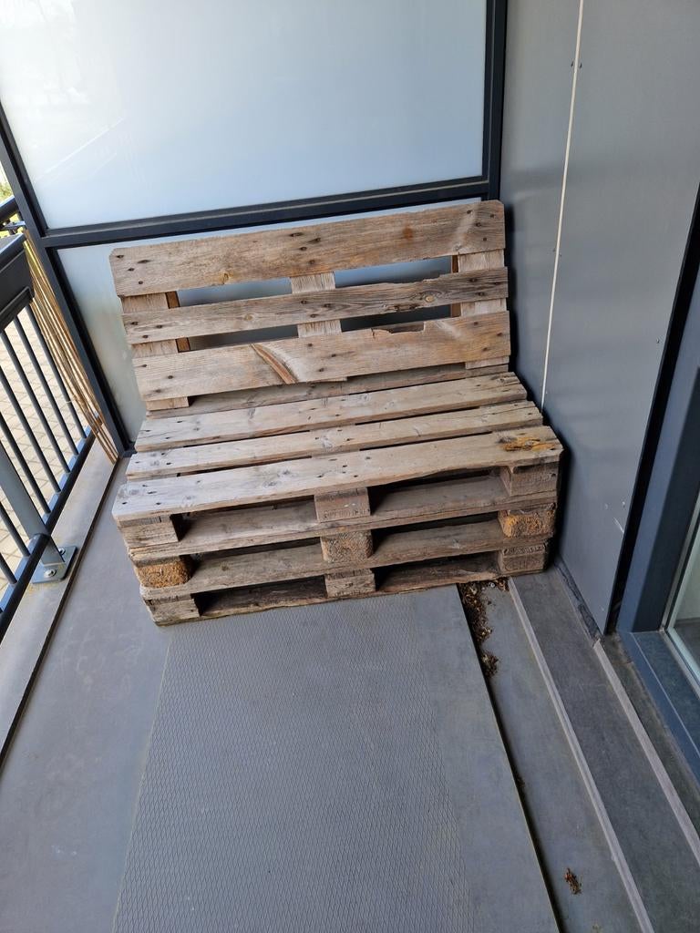 Palletbank, Ophalen, Hout