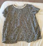 OVS zwart wit gebloemde bloes blouse met split achter maat S, Zwart, Nieuw, Ophalen of Verzenden, Maat 36 (S)