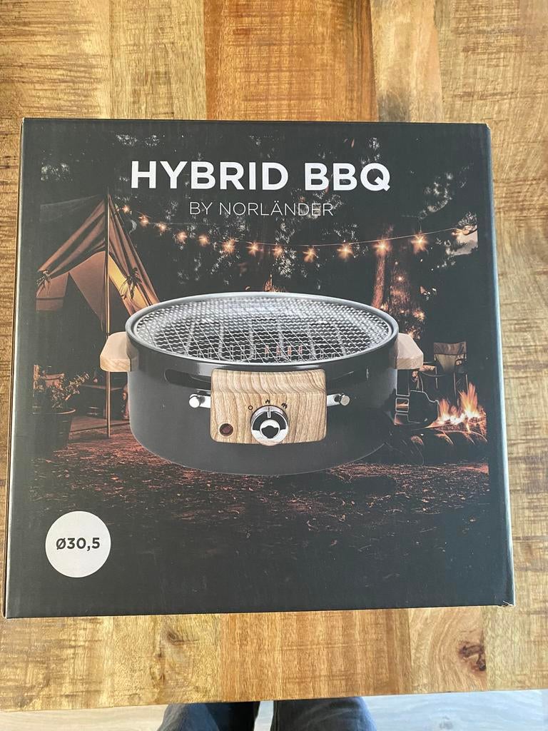 Hybrid BBQ bij Norlander nieuw in doos, Ophalen of Verzenden, Zo goed als nieuw