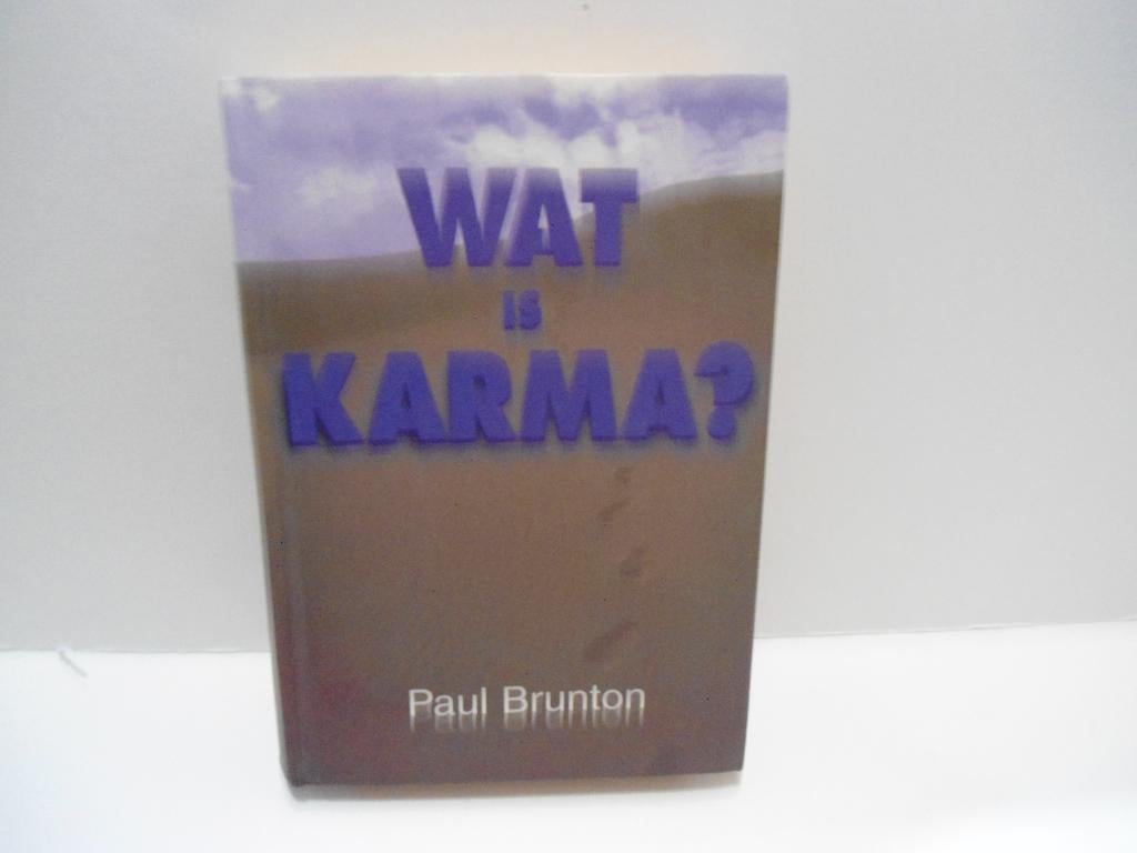 Paul Brunton				Wat is Karma, Boeken, Ophalen of Verzenden, Zo goed als nieuw, Spiritualiteit algemeen, Achtergrond en Informatie