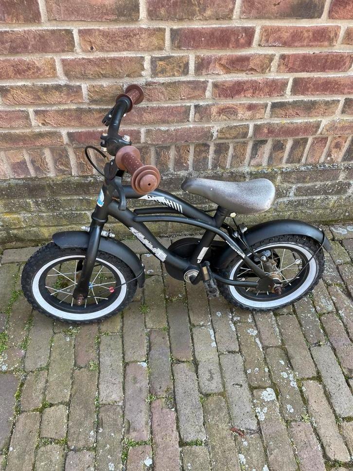 Volare Black Cruiser 12inch, Fietsen en Brommers, Fietsen | Kinderfietsjes, Gebruikt, Minder dan 16 inch, Ophalen