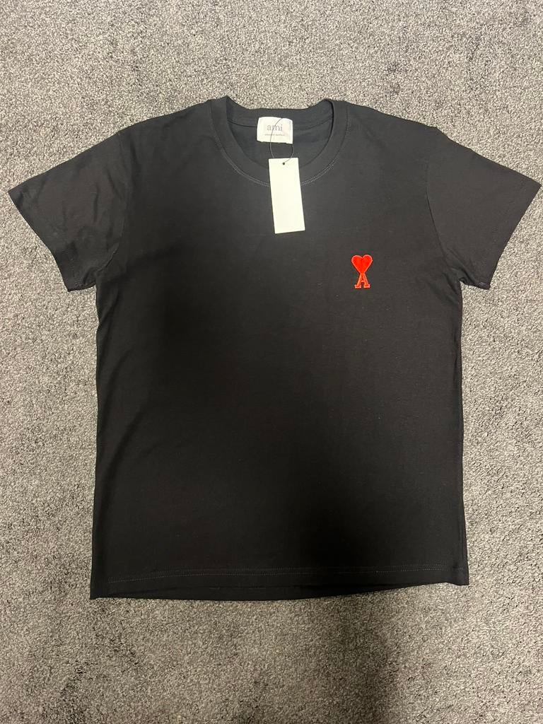 Ami shirt, Kleding | Heren, T-shirts, Nieuw, Maat 48/50 (M), Zwart, Ophalen of Verzenden