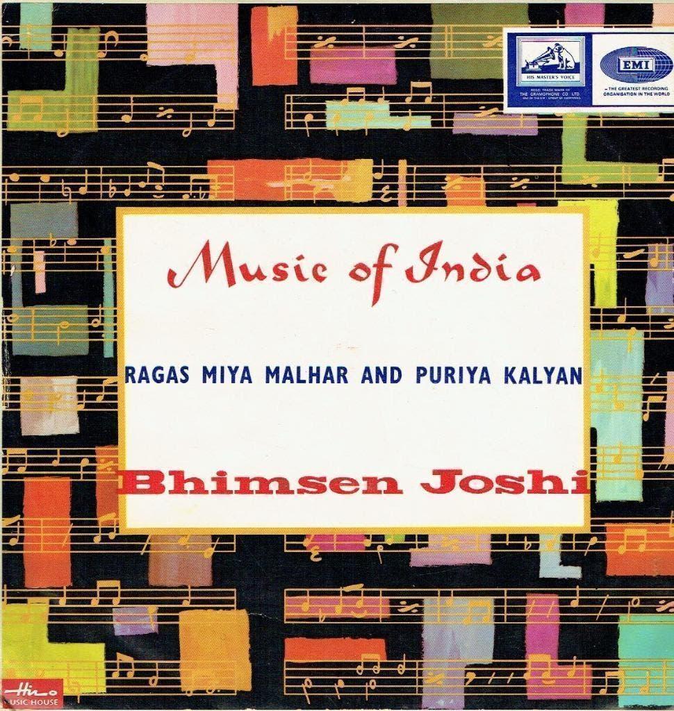 Bhimsen Joshi-Music Of India Ragas Miya Malhar Puriya Kalyan, Ophalen of Verzenden, Zo goed als nieuw, 12 inch