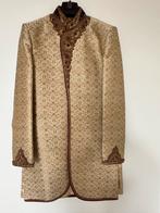 Indiase Sherwani Maat M - Bordo Set, Verzenden, Zo goed als nieuw, Maat 48/50 (M), Rood