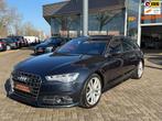 Audi A6 Avant 2.0 TFSI quattro S line Edition Automaat, Trek, Auto's, Audi, Automaat, Gebruikt, Blauw, Leder en Stof