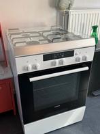 Siemens Fornuis met Gas Kookplaat en Elektrische Oven, Ophalen, Gebruikt, 60 cm of meer, Grill