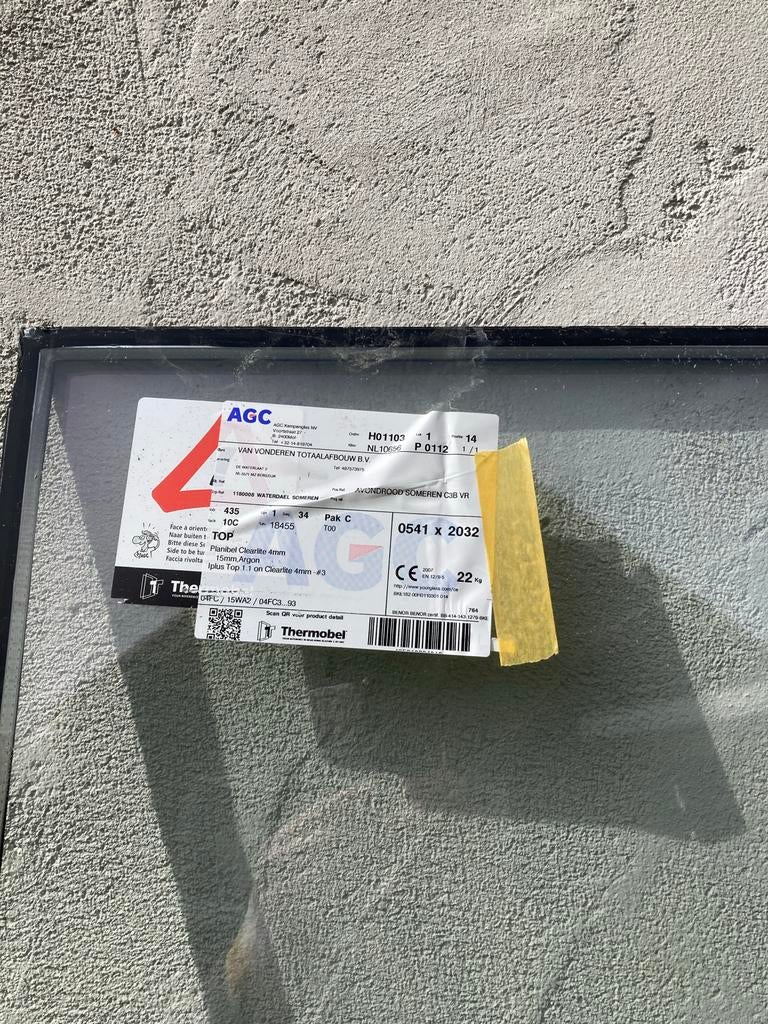 2x Dubbel Glas - Diverse Maten, Gevelraam of Ruit, Minder dan 80 cm, Nieuw, Dubbelglas