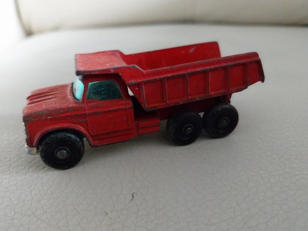 Vintage Matchbox Lesney Dodge Dumper Truck, Verzenden, Gebruikt, Bus of Vrachtwagen, Lesney