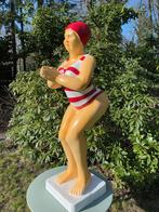 Duikende dame jacuzzi tuin, zwembad, vijver 115cm, Ophalen, Nieuw, Kunststof, Mensenbeeld