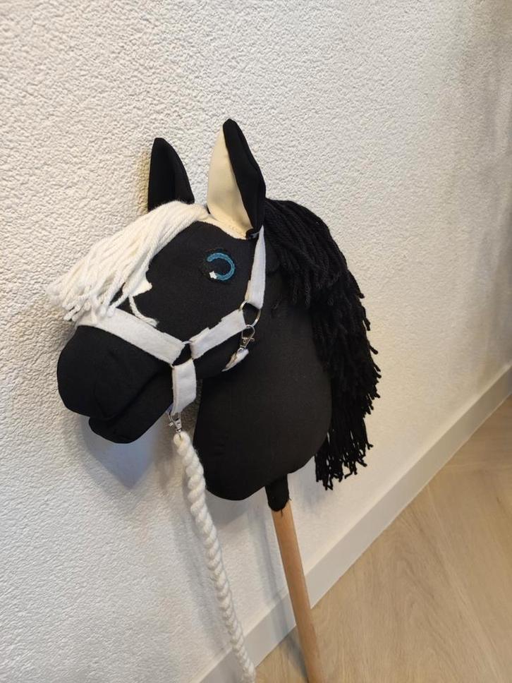 Zwart Hobby Horse met Wit Halster, Kinderen en Baby's, Speelgoed | Overig, Nieuw, Jongen of Meisje, Ophalen of Verzenden