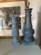 Landelijke lampenvoeten van hout ambachtelijk gemaakt, Ophalen, Zo goed als nieuw, Hout, Minder dan 50 cm