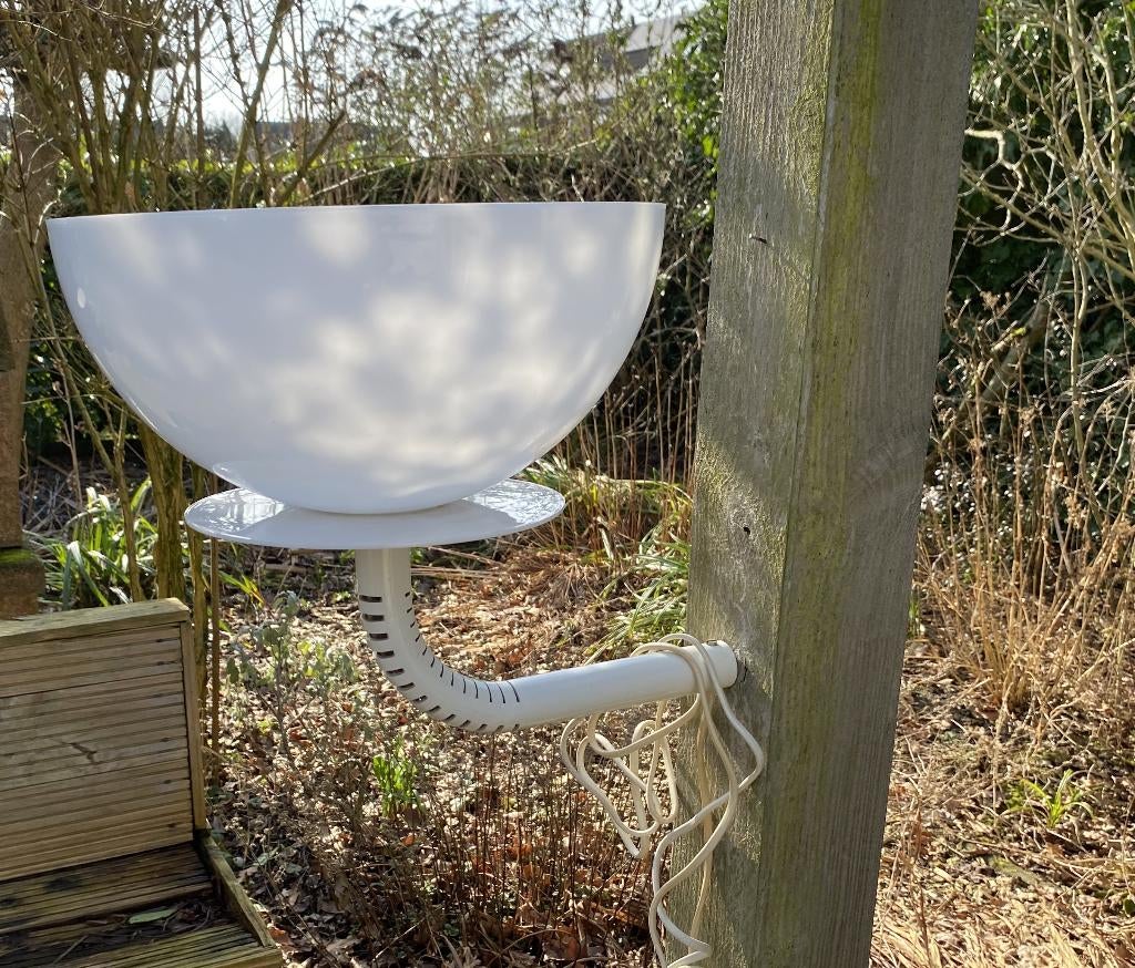 Leuke Dijkstra Wandlamp ( vintage retro dutch design ), Ophalen of Verzenden, Zo goed als nieuw, Metaal, Space age vintage