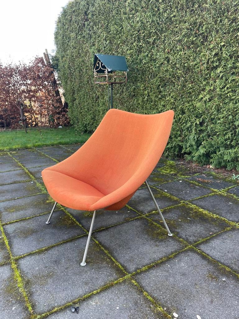 Pierre Paulin Artifort Oyster vintage design fauteuil, Huis en Inrichting, Fauteuils, Ophalen, Gebruikt