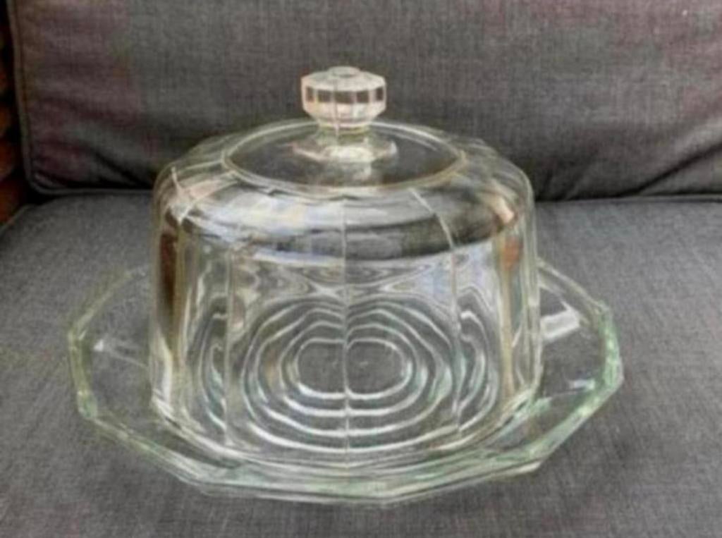 Glazen Stolp (en) 2 st. Los te koop  OF   Rieten Afdekschaal, Huis en Inrichting, Ophalen of Verzenden, Zo goed als nieuw