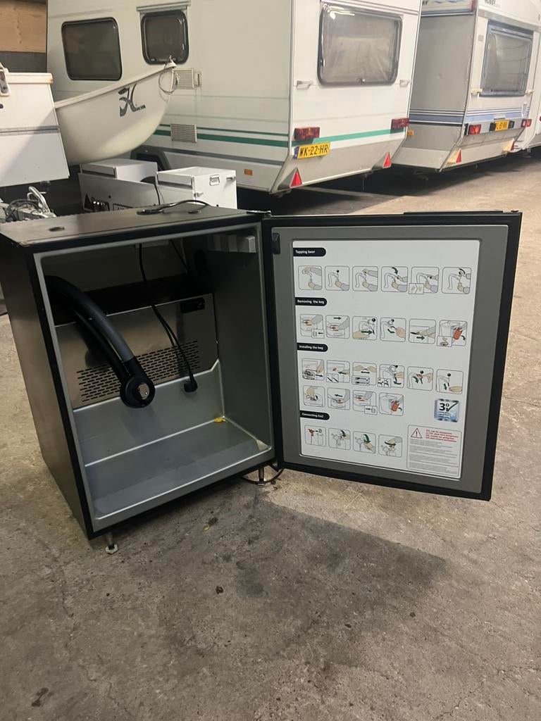 Heineken biertap koelkast / thuistap – compleet systeem, 150 tot 200 liter, 45 tot 60 cm, Ophalen, 85 tot 120 cm
