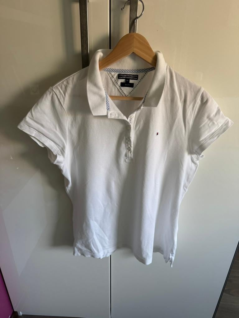 Tommy Hilfiger Polo Dames XXL, Blauw, Maat 46/48 (XL) of groter, Ophalen of Verzenden, Zo goed als nieuw