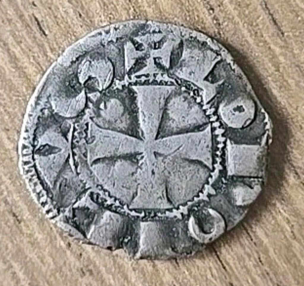 Bodemvondst middeleeuwse zilveren munt denier, Verzenden, Overige landen