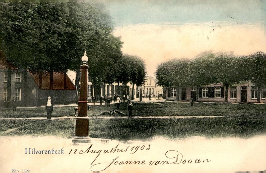 Hilvarenbeek Dorpsgezicht Vivat no 3300 # 823, Verzenden, Voor 1920, Gelopen, Noord-Brabant