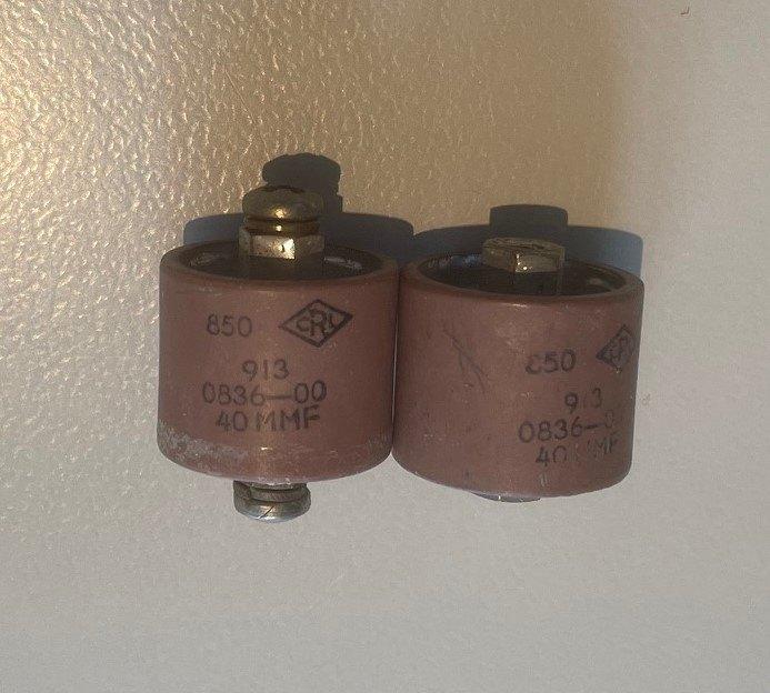 40pF Condensator, Ophalen of Verzenden, Zo goed als nieuw