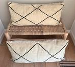 2 XXL Beni Ouarain Kelim berber marokkaanse kussens wol, Huis en Inrichting, Ophalen of Verzenden, Nieuw, Overige kleuren, Rechthoekig