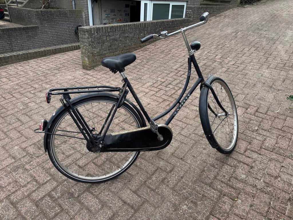 Gazelle omafiets, Ophalen, Gebruikt, Staal, Dames