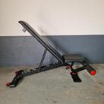 Zgan Halterbank Bench 900 -15/80 graden. Dumbells 2x15kg, Ophalen, Zo goed als nieuw, Benen, Fitnessbank