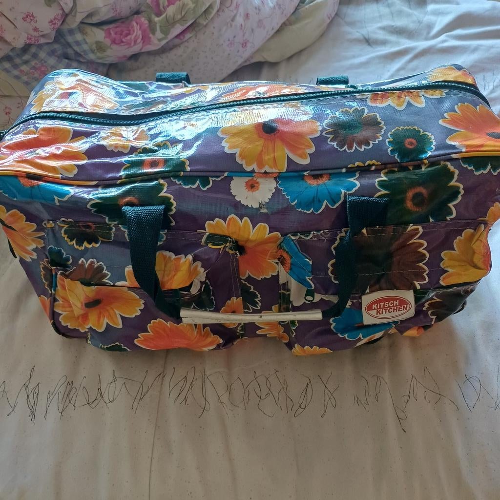 Kitsch Kitchen reistas met bloemenprint waterdicht zwemtas, Sieraden, Tassen en Uiterlijk, Ophalen of Verzenden, 30 cm of meer