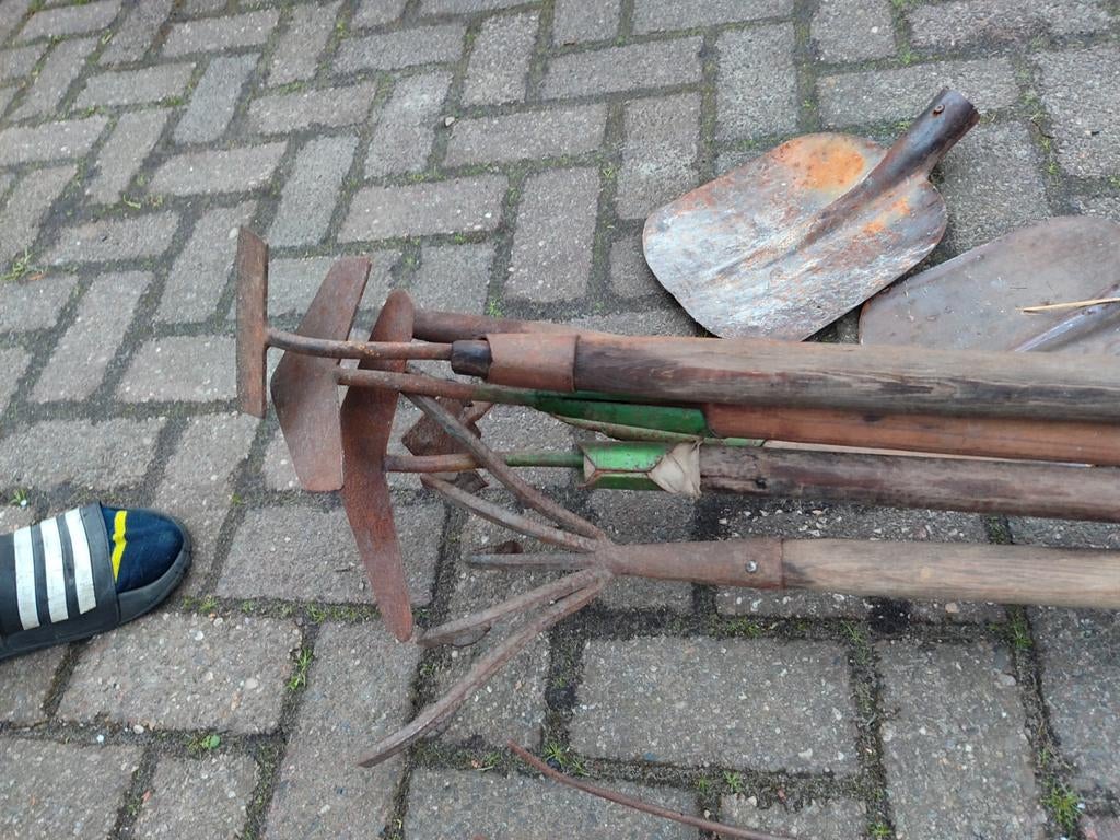 Tuingereedschap schoffels, cultivator hooivork, Ophalen of Verzenden