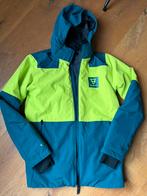 Prachtige Brunotti ski jas maat 176 - fuel green/colorblock, Ophalen, Zo goed als nieuw, Jongen, Jas