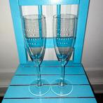 2 Champagne glazen Gezondheid, Geluk, Vriendschap, Liefde, Ophalen, Glas of Glazen, Overige stijlen, Glas