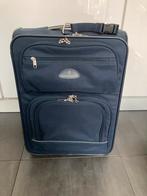 SAMSONITE BLAUWE REISTROLLEY, Wieltjes, 50 tot 60 cm, Ophalen of Verzenden, Zo goed als nieuw