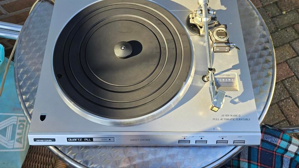 Aristona platenspeler type AF 829 MARK [ ] Full AutomatiC, Overige merken, Automatisch, Ophalen of Verzenden, Zo goed als nieuw