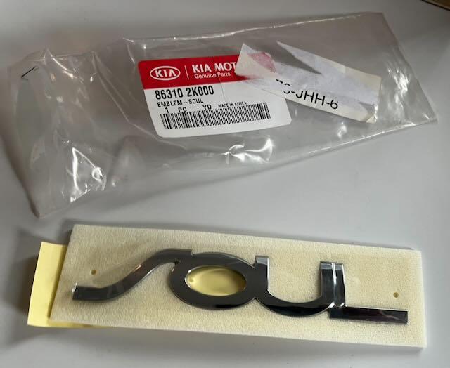 KIA SOUL  - embleem letters nieuw, Ophalen of Verzenden, Nieuw, Auto's