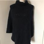 Donkerblauwe Poncho, Kleding | Dames, Truien en Vesten, Ophalen of Verzenden, Zo goed als nieuw, Maat 38/40 (M), Blauw