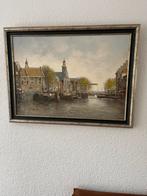 Schilderij Delfshaven S. Schaeffer, Ophalen of Verzenden