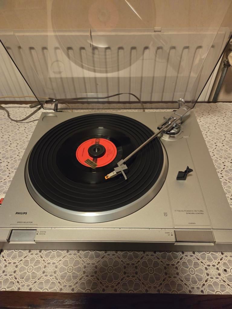 Philips F7130 platenspeler werkt  perfect!, Audio, Tv en Foto, Platenspelers, Ophalen of Verzenden, Philips, Automatisch