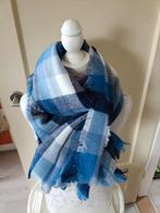 Grote geruite sjaal, Kleding | Dames, Jassen | Winter, Ophalen of Verzenden, Nieuw, Blauw
