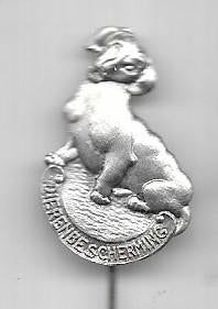DIERENBESCHERMING HONDEN SPELD, Verzenden, Gebruikt, Dier of Natuur, Speldje of Pin