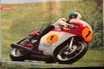 Poster TT Assen 1973 Agostini op MV Agusta 500cc 3 cilinder, Verzenden, Zo goed als nieuw, Motoren