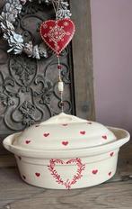 Landelijke franse ovenschaal met deksel, Huis en Inrichting, Keuken | Potten en Pannen, Ophalen of Verzenden, Overige materialen