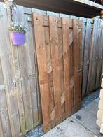 Houten tuinpoort 180x100cm, Tuin en Terras, Met poort, Gebruikt, Ophalen of Verzenden, Tuinhek