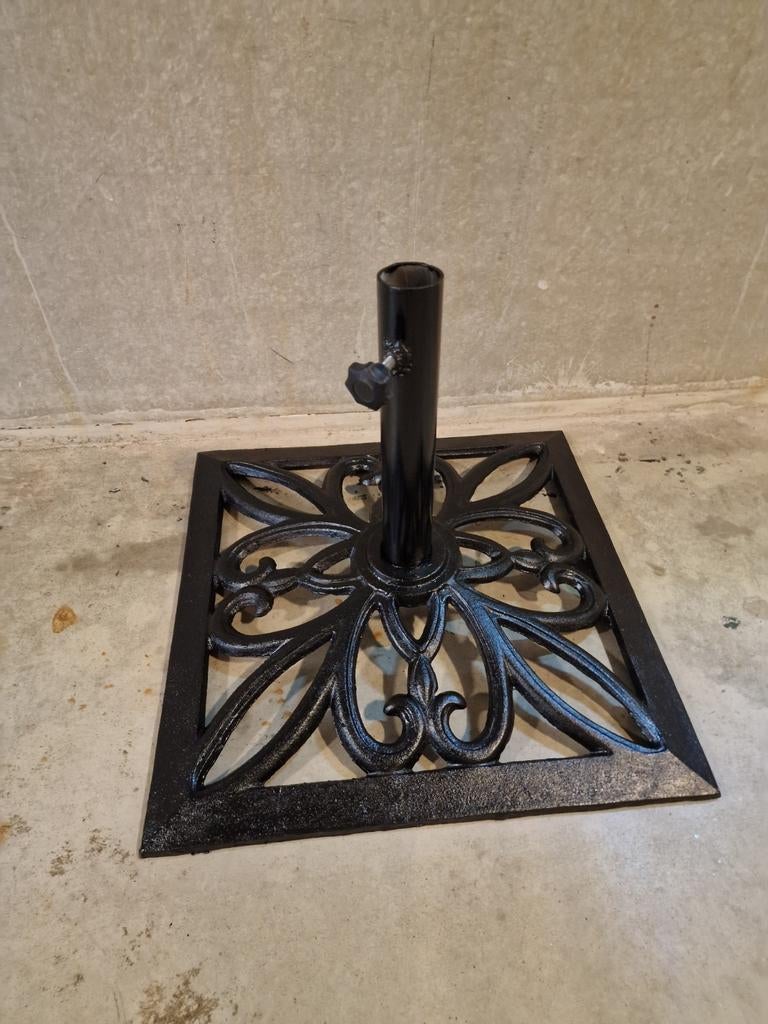 Gietijzeren Parasolvoet., Ophalen, Gebruikt, Minder dan 1 meter, Parasolvoet