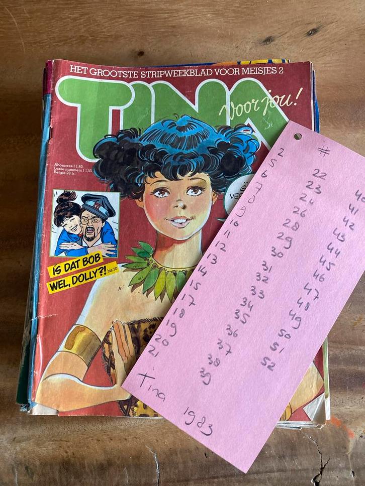 Tina stripweekblad 1983, Boeken, Tijdschriften en Kranten, Gelezen, Damesbladen, Ophalen of Verzenden