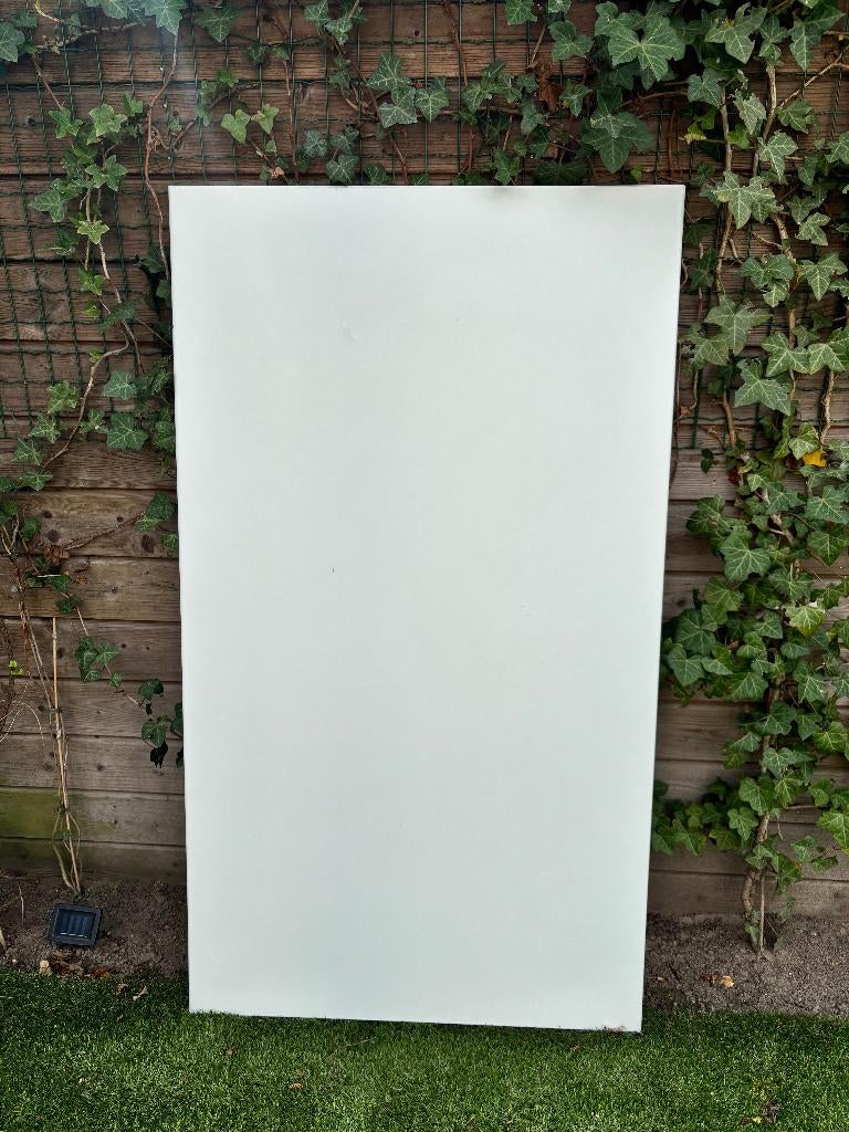 tafelblad wit, Kunststof, Gebruikt, 100 tot 150 cm, 50 tot 100 cm