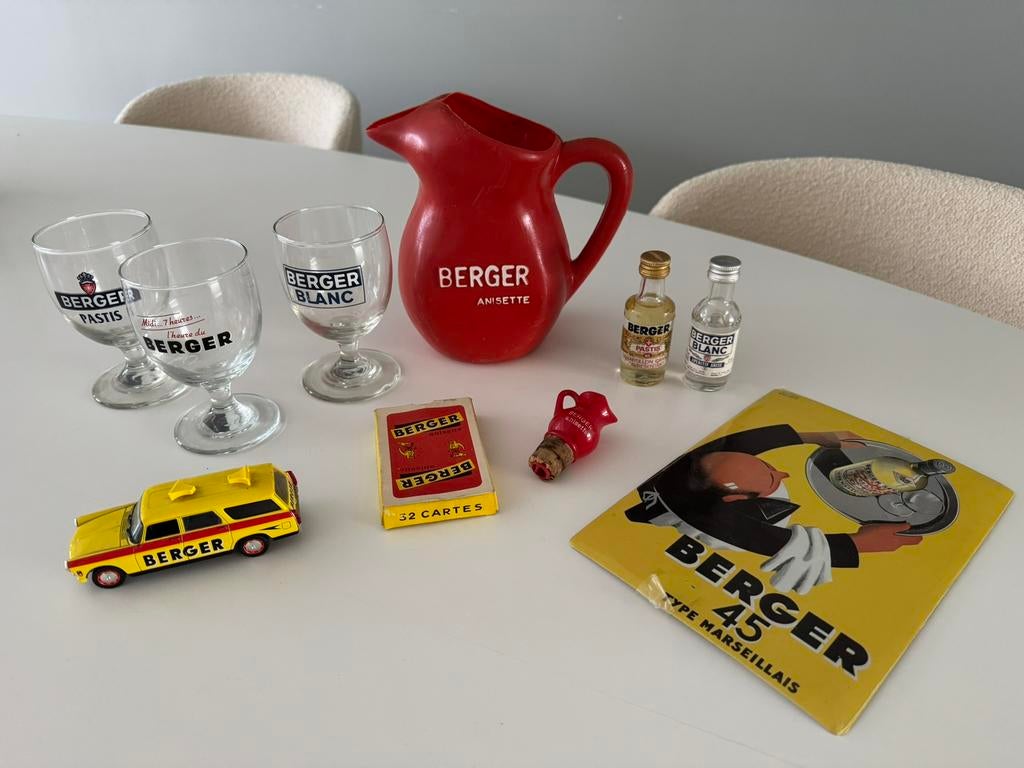 Merchandise Berger Anisette, Verzamelen, Merken en Reclamevoorwerpen, Ophalen of Verzenden, Gebruikt